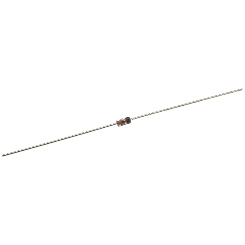 100 pcs - BZX79-C4V7,113 Nexperia, 4.7V Zener Diode 5% 500 mW Through Hole 2-Pin DO-35