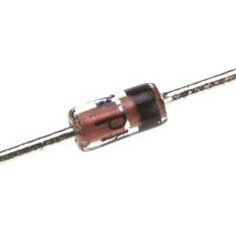 100 pcs - BZX79-C4V7,113 Nexperia, 4.7V Zener Diode 5% 500 mW Through Hole 2-Pin DO-35