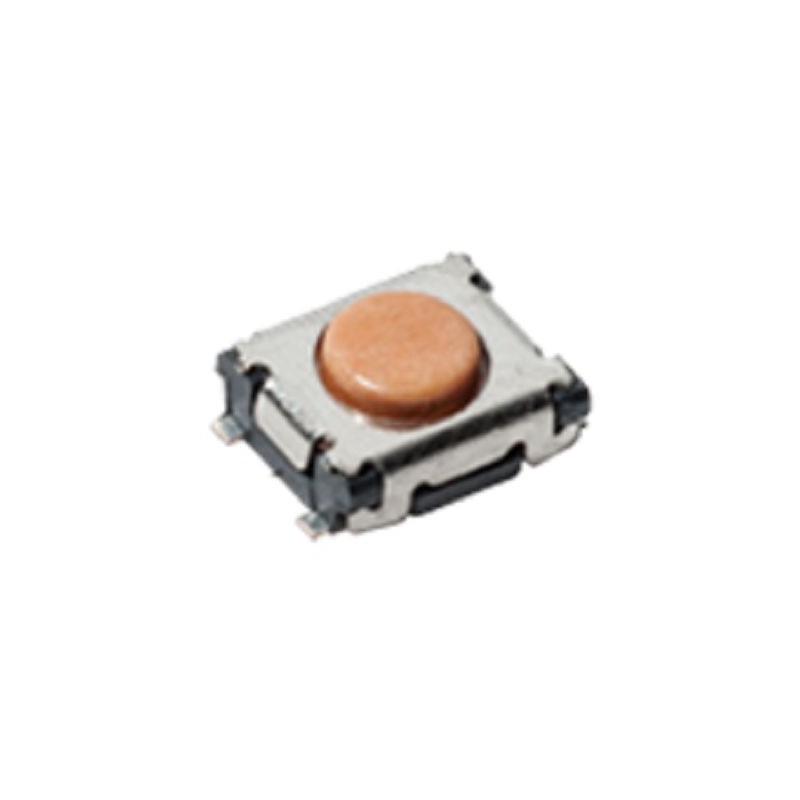 50 pcs - PTS830GM140SMTRLFS IP40 Silver Standard Tactile Switch, SPST 50 mA Surface Mount