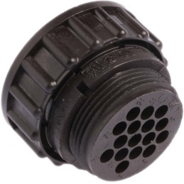 1 pcs - TE Connectivity Circular Connector, 16 Contacts, In-line, Socket, CPC Series 1 Series