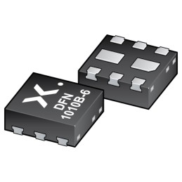 150 pcs - PMDXB950UPELZ Dual P-Channel MOSFET, 500 mA, -20 V, 8-Pin DFN1010B-6 Nexperia PMDXB950UPELZ
