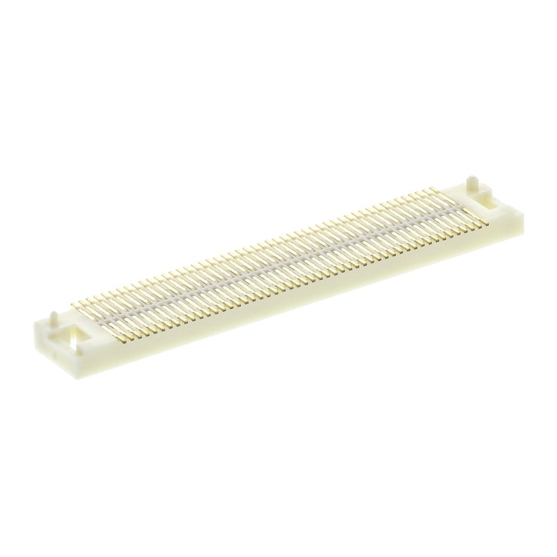 5 pcs - Hirose FunctionMAX FX8 Series Straight Surface Mount PCB Socket, 100-Contact, 1-Row, 0.6mm Pitch, Solder Termination