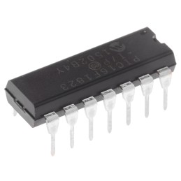 10 pcs - PIC16F1823-I/P Microchip PIC16F1823-I/P, 8bit PIC Microcontroller, PIC16F, 32MHz, 256 B, 2K x 14 words Flash, 14-Pin PD