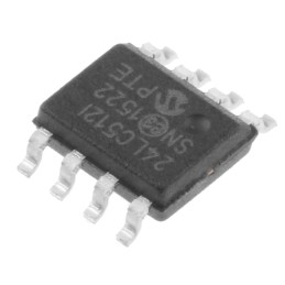 10 pcs - 24LC512-I/SN Microchip 24LC512-I/SN, 512kbit Serial EEPROM Memory, 900ns 8-Pin SOIC Serial-I2C