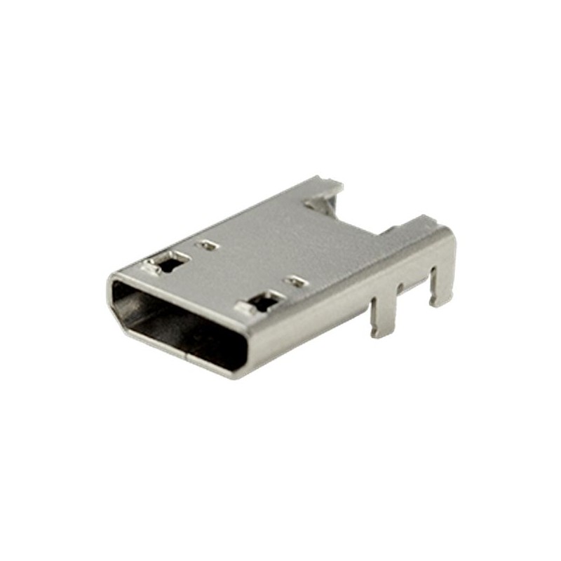 5 pcs - CUI Horizontal, SMT Type Type B 2 USB Connector