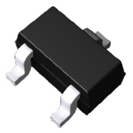 100 pcs - DTA144EUAT106 ROHM DTA144EUAT106 PNP Digital Transistor, -100 mA, 3-Pin UMT