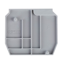 5 pcs - Entrelec FEMR8 Series End Cover for Use with DIN Rail Terminal Blocks