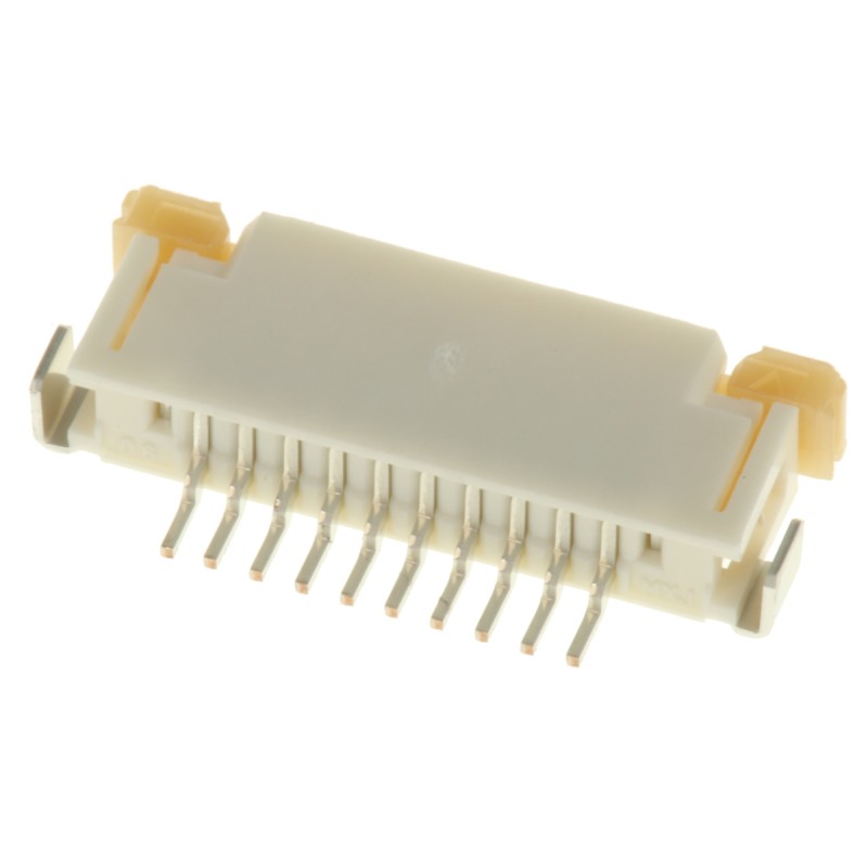 200 pcs - Molex, Easy-On, 52207 1mm Pitch 10 Way Right Angle Female FPC Connector, ZIF Top Contact