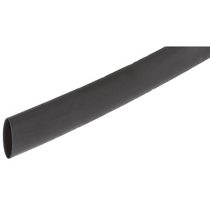 1 pcs - HellermannTyton Adhesive Lined Heat Shrink Tubing, Black 8mm Sleeve Dia. x 1.2m Length 4:1 Ratio, TA42 Series