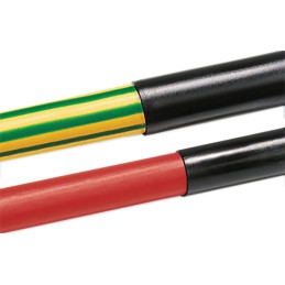 1 pcs - HellermannTyton Adhesive Lined Heat Shrink Tubing, Black 8mm Sleeve Dia. x 1.2m Length 4:1 Ratio, TA42 Series