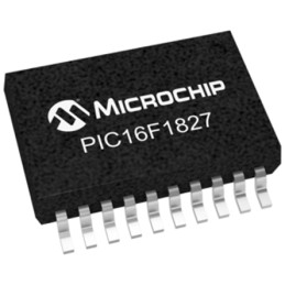 10 pcs - PIC16F1827-I/SS Microchip PIC16F1827-I/SS, 8bit PIC Microcontroller, PIC16F, 32MHz, 256 B, 4K x 14 words Flash, 20-Pin 