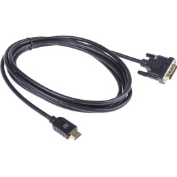 1 pcs - RS PRO 1920x1200 Male HDMI to Male DVI-D Dual Link Cable, 3m