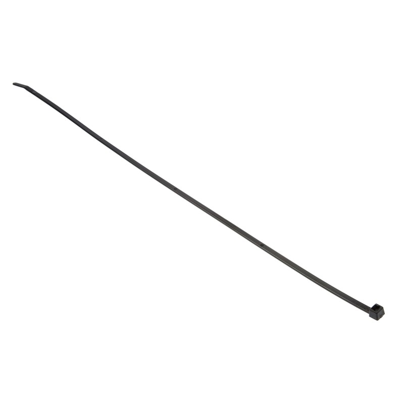 1 Bag of 100 - HellermannTyton Cable Tie, 390mm x 4.6 mm, Black Polyamide 6.6 (PA66), Pk-100