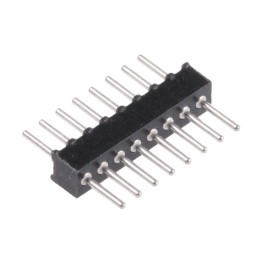 5 pcs - Preci-Dip Straight Through Hole Pin Header, 8 Contact(s), 1.27mm Pitch, 1 Row(s), Unshrouded