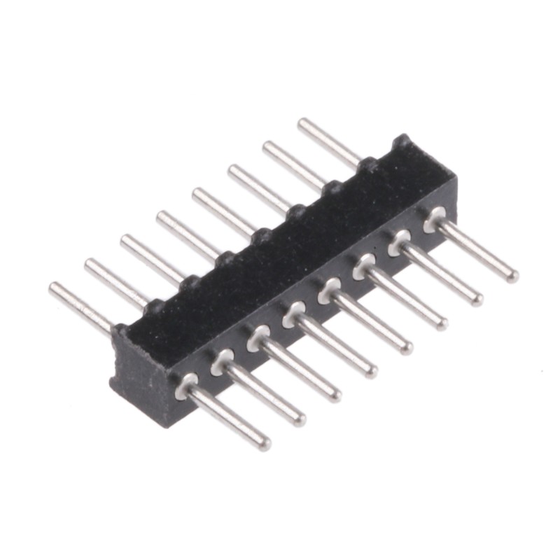 5 pcs - Preci-Dip Straight Through Hole Pin Header, 8 Contact(s), 1.27mm Pitch, 1 Row(s), Unshrouded