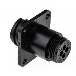 1 pcs - TE Connectivity Circular Connector, 4 Contacts, Panel Mount, Socket, Male, CPC Series 1 Series