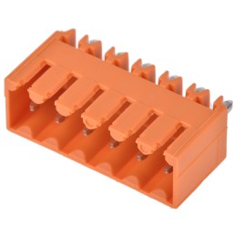 5 pcs - Weidmuller 3.5mm Pitch 6 Way Pluggable Terminal Block, Header, Through Hole, Solder Termination