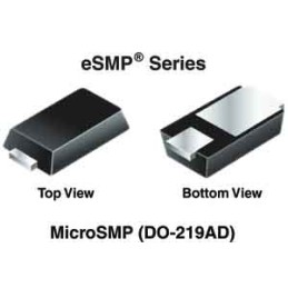 500 pcs - MSS2P2-M3/89A Vishay 20V 2A, Schottky Diode, 2-Pin DO-219AD MSS2P2-M3/89A