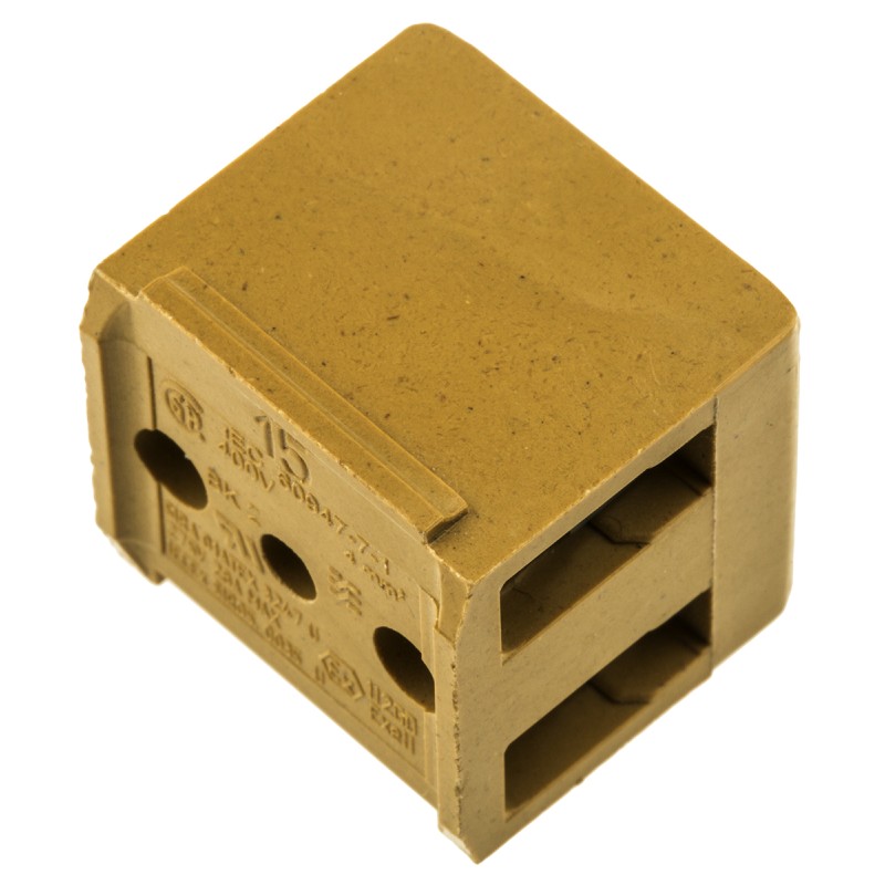 5 pcs - Weidmuller SAK Series Non-Fused Terminal Block, 2-Way, 32A, 22 - 12 AWG Wire, Screw Termination