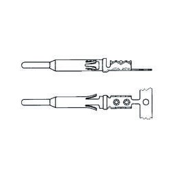 500 pcs - TE Connectivity CI 2 Series Male Crimp Terminal