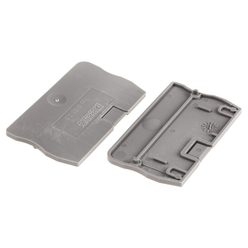 5 pcs - Phoenix Contact D-ST Series End Cover for Use with DIN Rail Terminal Blocks