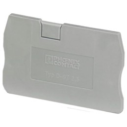 5 pcs - Phoenix Contact D-ST Series End Cover for Use with DIN Rail Terminal Blocks