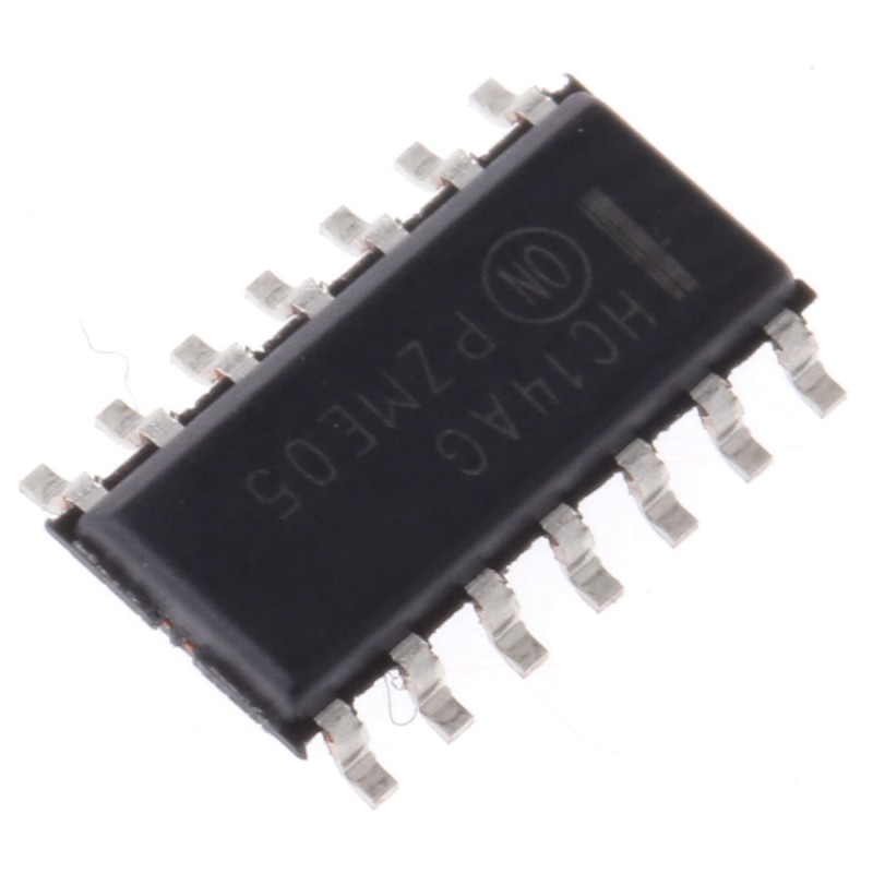 50 pcs - MC74HC14ADR2G onsemi MC74HC14ADG Hex Schmitt Trigger Inverter, 14-Pin SOIC