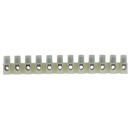 5 pcs - RS PRO Non-Fused Terminal Block, 12-Way, 41A, 6 mm² Wire, Screw Down Termination