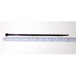 1 Bag of 100 - RS PRO Cable Tie, 203mm x 4.6 mm, Black Nylon, Pk-100