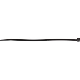 1 Bag of 100 - RS PRO Cable Tie, 203mm x 4.6 mm, Black Nylon, Pk-100