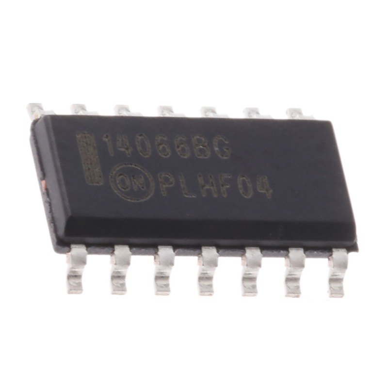 50 pcs - MC14066BDG onsemi MC14066BDG Analogue Switch Quad SPST 12 V, 15 V, 5 V, 9 V, 14-Pin SOIC
