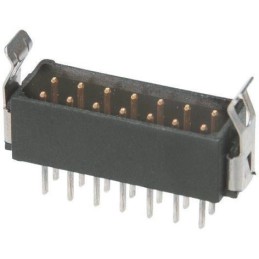 1 pcs - HARWIN Datamate L-Tek Series Straight Through Hole PCB Header, 20 Contact(s), 2.0mm Pitch, 2 Row(s), Shrouded