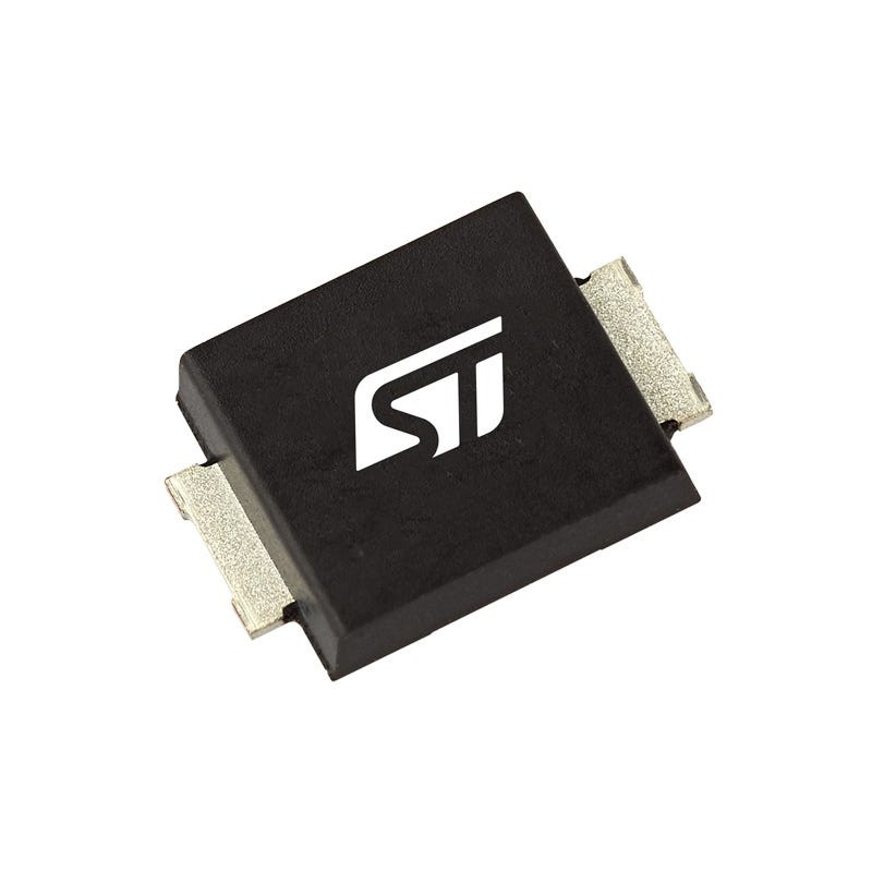 100 pcs - STPST2H100UF STMicroelectronics 3V 2A, Schottky Rectifier & Schottky Diode, 2-Pin ECOPACK STPST2H100UF