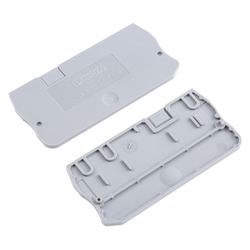 5 pcs - Phoenix Contact D-ST Series End Cover for Use with DIN Rail Terminal Blocks