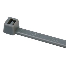 1 Bag of 100 - HellermannTyton Cable Tie, Inside Serrated, 205mm x 4.6 mm, Grey Polyamide 6.6 (PA66), Pk-100