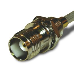1 pcs - Amphenol RF, jack Cable Mount TNC Connector, 50Ω, Solder Termination, Straight Body