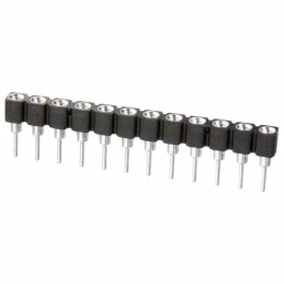 5 pcs - 20 Way HARWIN Vertical Through Hole 2.54mm SIL Socket, Solder, 1A