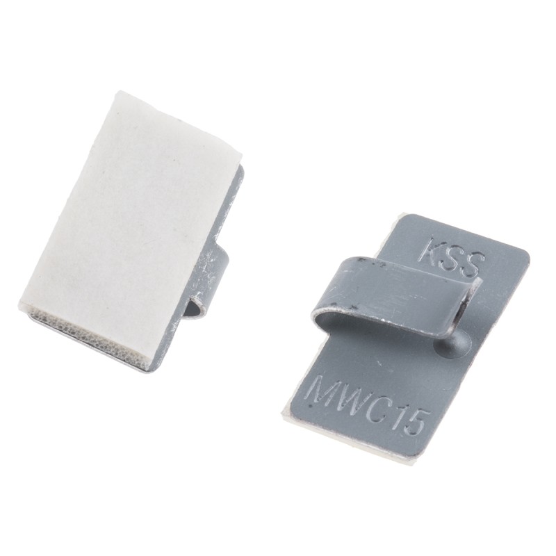 1 Bag of 50 - RS PRO White Metal Cable Clip