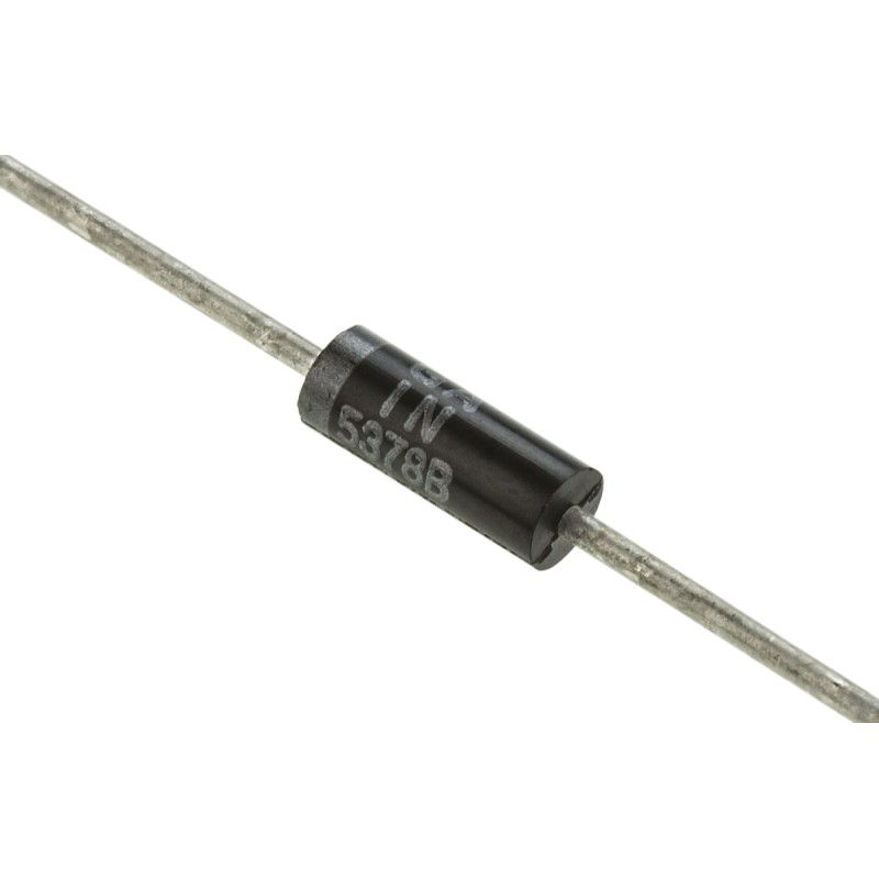50 pcs - 1N5378BRLG onsemi, 100V Zener Diode 5% 5 W Through Hole 2-Pin DO-15