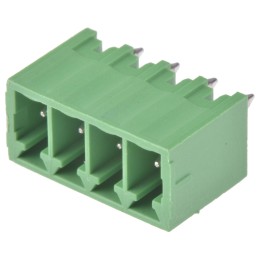 1 pcs - Wurth Elektronik 3.5mm Pitch 4 Way Pluggable Terminal Block, Header, Through Hole, Solder Termination