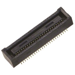 5 pcs - Hirose DF40 Series Straight Surface Mount PCB Socket, 50-Contact, 2-Row, 0.4mm Pitch, Solder Termination