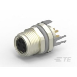 1 pcs - TE Connectivity Circular Connector, 4 Contacts, M8 Connector, Socket, Female