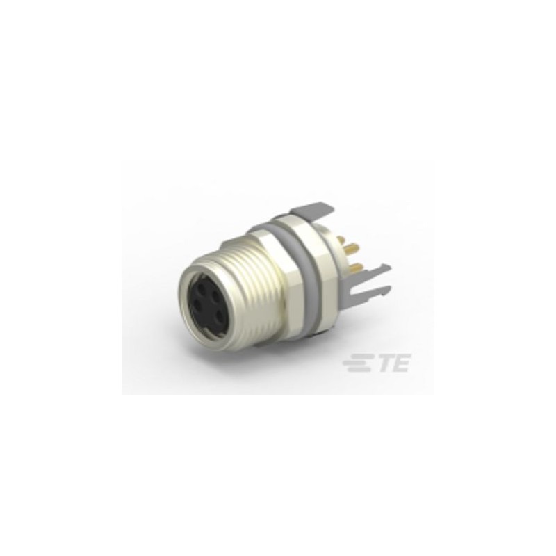 1 pcs - TE Connectivity Circular Connector, 4 Contacts, M8 Connector, Socket, Female