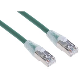 1 pcs - RS PRO Cat6 Male RJ45 to Male RJ45 Ethernet Cable, F/UTP, Green LSZH Sheath, 1m