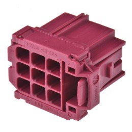 5 pcs - TE Connectivity, AMP MCP 2.8 Automotive Connector Socket 9 Way