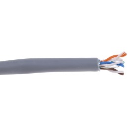 1 Reel of 305 M - RS PRO Cat5e Ethernet Cable, F/UTP, Grey PVC Sheath, 305m