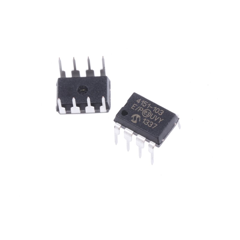20 pcs - MCP4151-103E/P MCP4151-103E/P, Digital Potentiometer 10kΩ 257-Position Linear Serial-SPI 8 Pin, PDIP