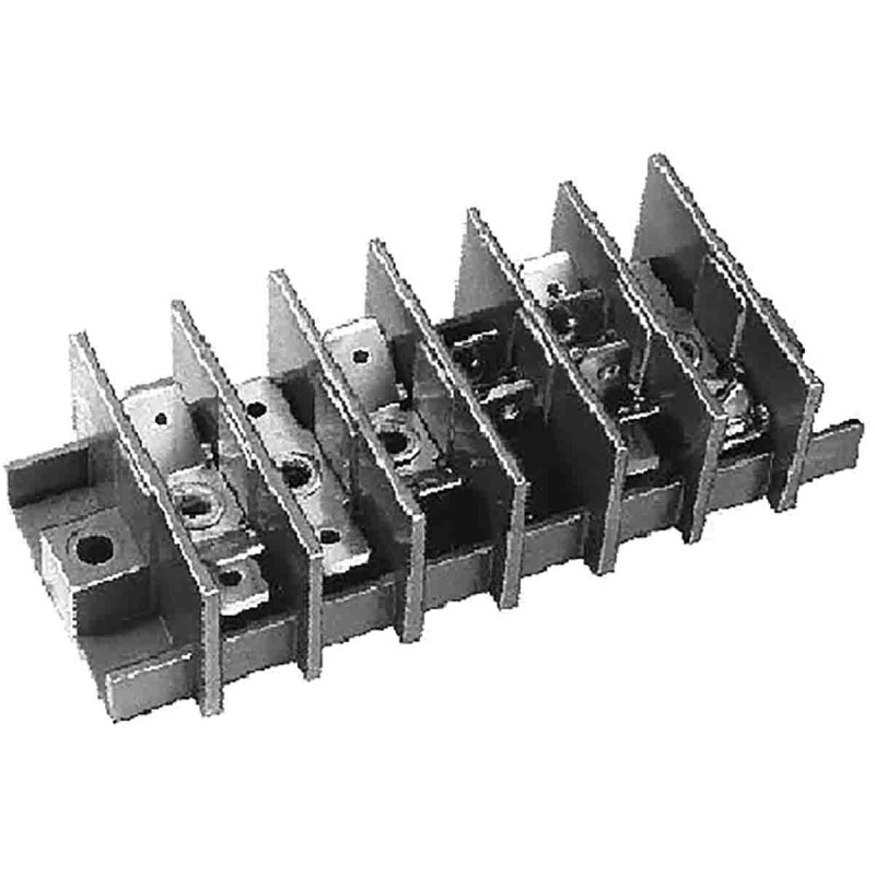 1 pcs - WECO Barrier Strip, 5 Contact, 11 Pitch, 6 Row, 25A, 400 V
