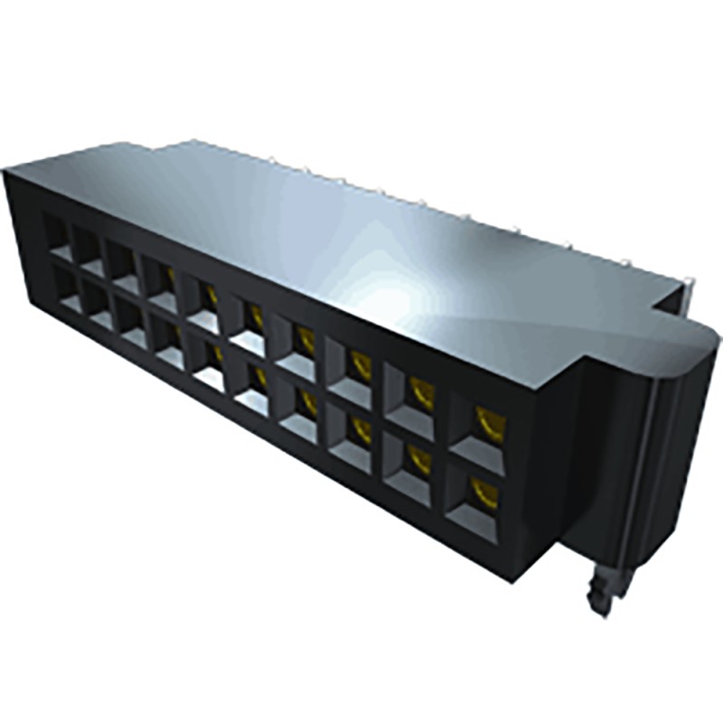 1 pcs - Samtec SFMH Series Straight Surface Mount PCB Socket, 10-Contact, 2-Row, 1.27mm Pitch, Solder Termination