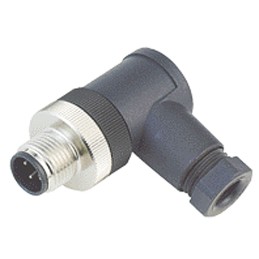 1 pcs - Binder Circular Connector, 5 Contacts, Cable Mount, M12 Connector, Plug, Male, IP67, 713 Series